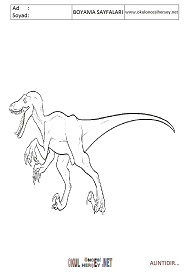 jurasic-world boyama sayfaları